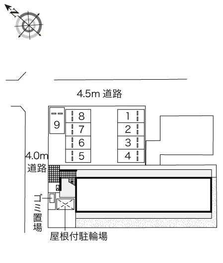 ★手数料０円★さいたま市中央区上峰１丁目　月極駐車場（LP）